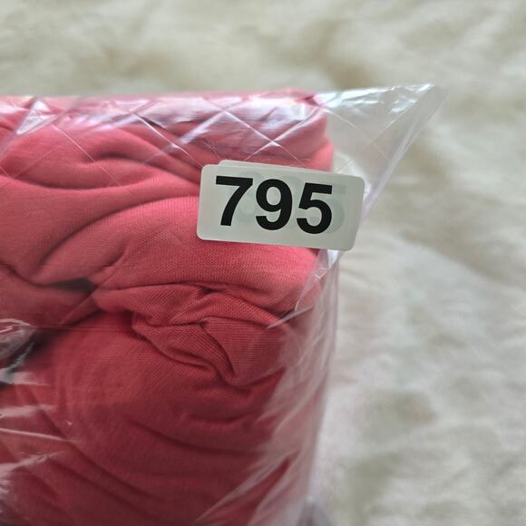 Women's Coral Off Shoulder Maxi Dress Plus XL Asymmetrical Boho Flowy Vacation - Picture 11 of 11